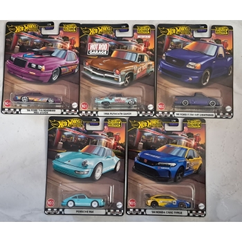 Hot Wheels 1:64 Zestaw Boulevard Case W - 5 szt